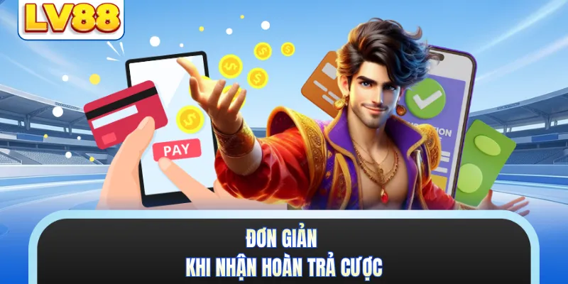 Đơn giản khi nhận hoàn trả cược